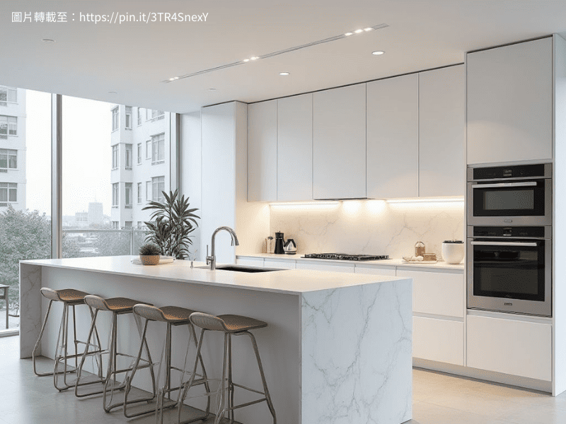 白色廚具｜廚櫃顏色推薦