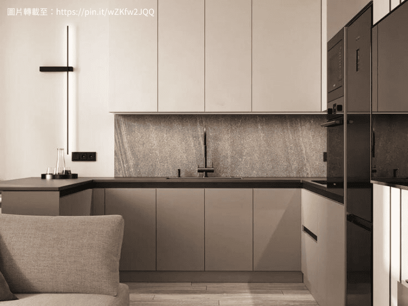廚房上下櫃顏色｜搭配案例