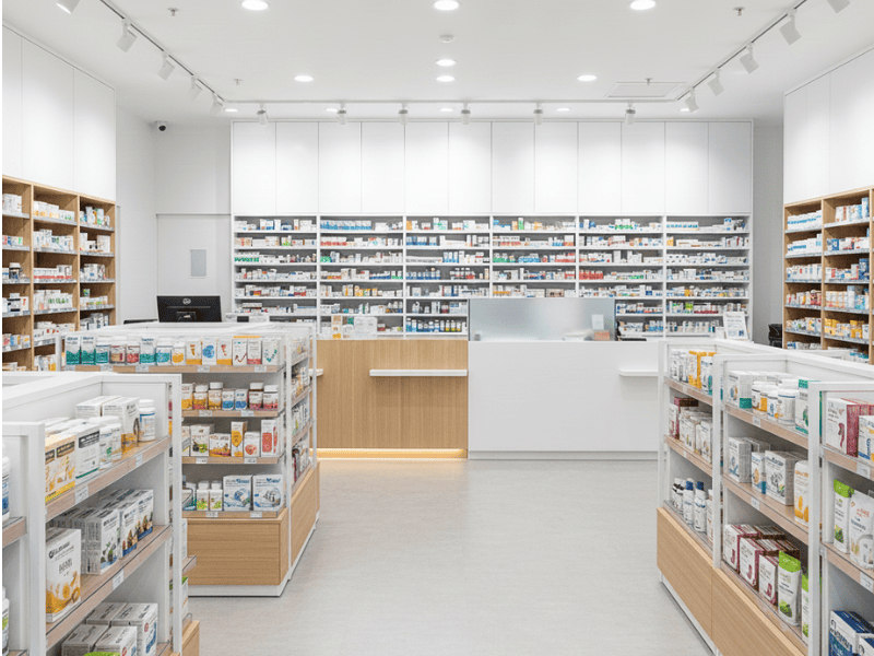 藥局陳列與收納規劃｜藥局設計